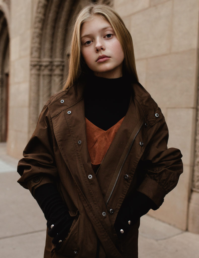 Rylee Hankal Trench Coat Test Shoot 02